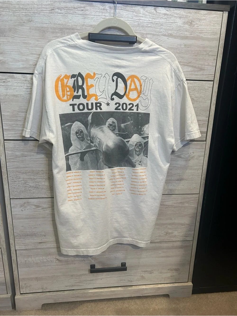 $uicideboy$ Grey Day Tour 2021 Graphic T Shirt White Short Sleeve Adult Tee - Picture 1 of 7